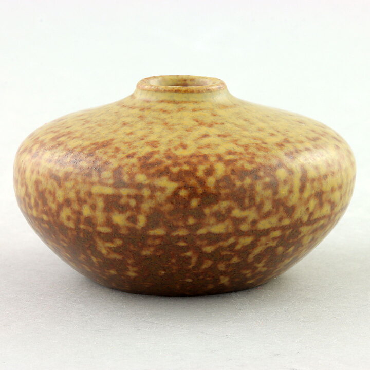 Triller Tobo (1930s) Unique Brown Vase 6/3 cm
