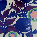 ベルテ・ジェッセン  Teneraシリーズ  青/紫色の花のベース  (19/15cm)  1958年