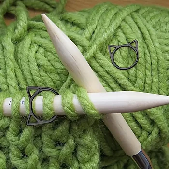 Kattmarkörer - Stickning/virkning 10 st