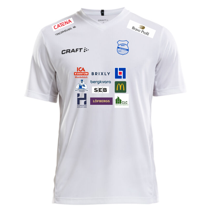 Replicatröja Craft Squad Grunden BOIS utan ryggtryck, vit