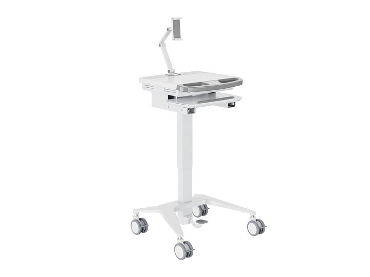 M Medical Cart Basic incl.  Arm for Tablet holder