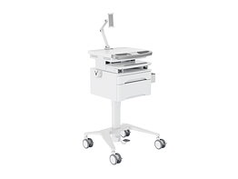 M Medical Cart Basic with Drawer incl. Arm for Tablet holder
