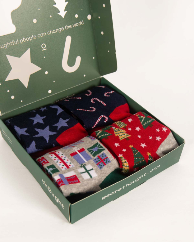 Presenttips! Bambustrumpor med jultema