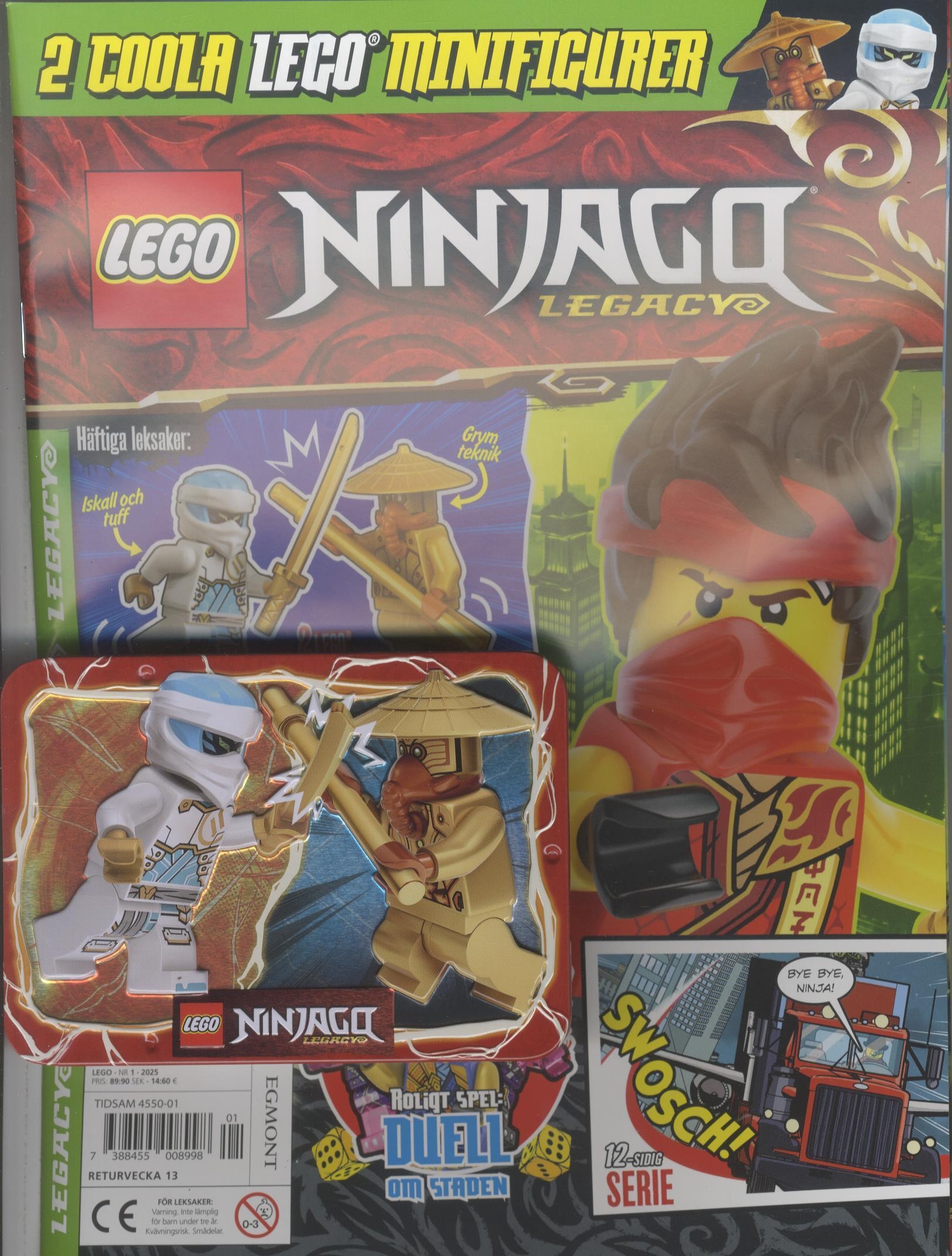 LEGO nr 1 2025, Ninjago Legacy, 2 coola minifigurer!