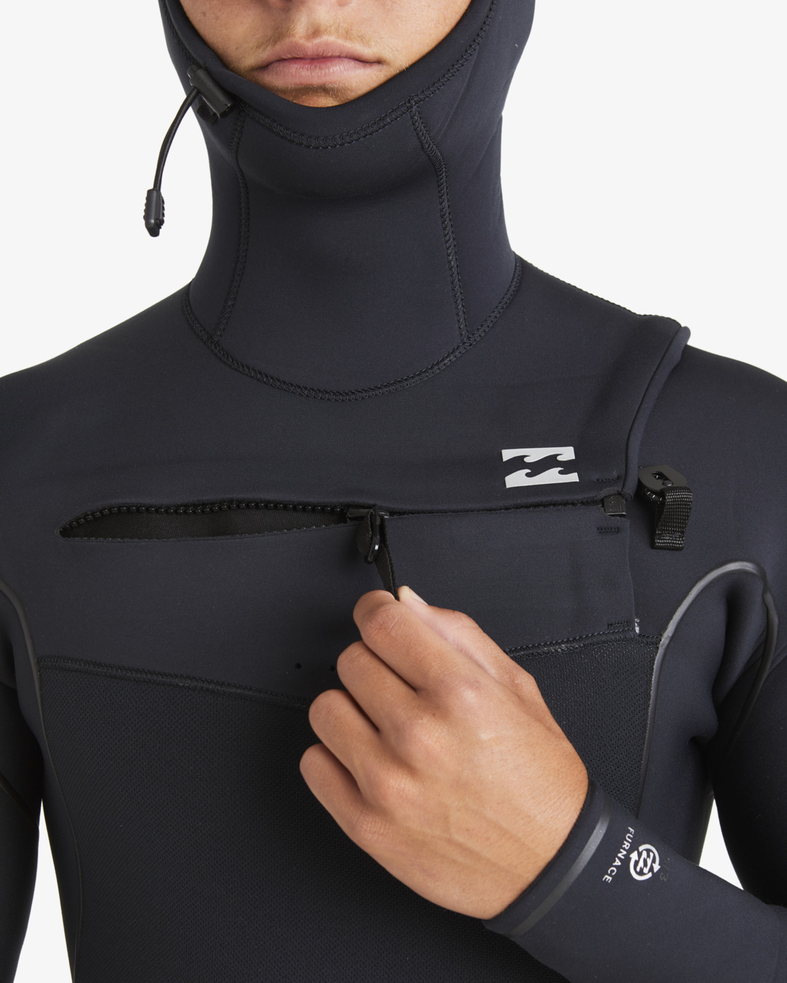 Billabong 6/5mm Furnace Natural Graphene  - Chest Zip  - 4