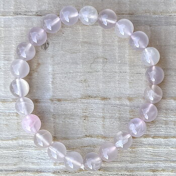 Armband - Rosa Kalcedon  