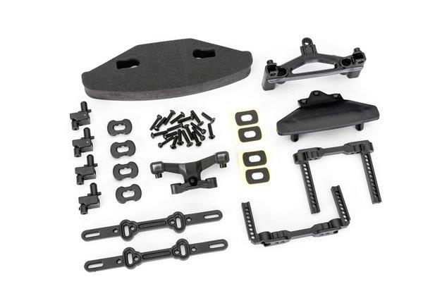 Traxxas Karossfästen Set och Bumper 4-Tec Drift