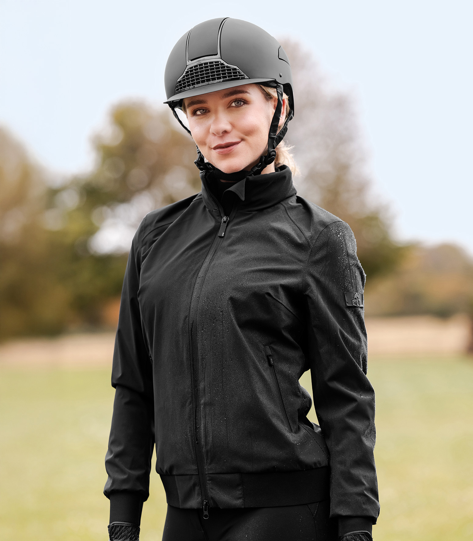 SWING H24 chrome riding helmet - Black mat - 4
