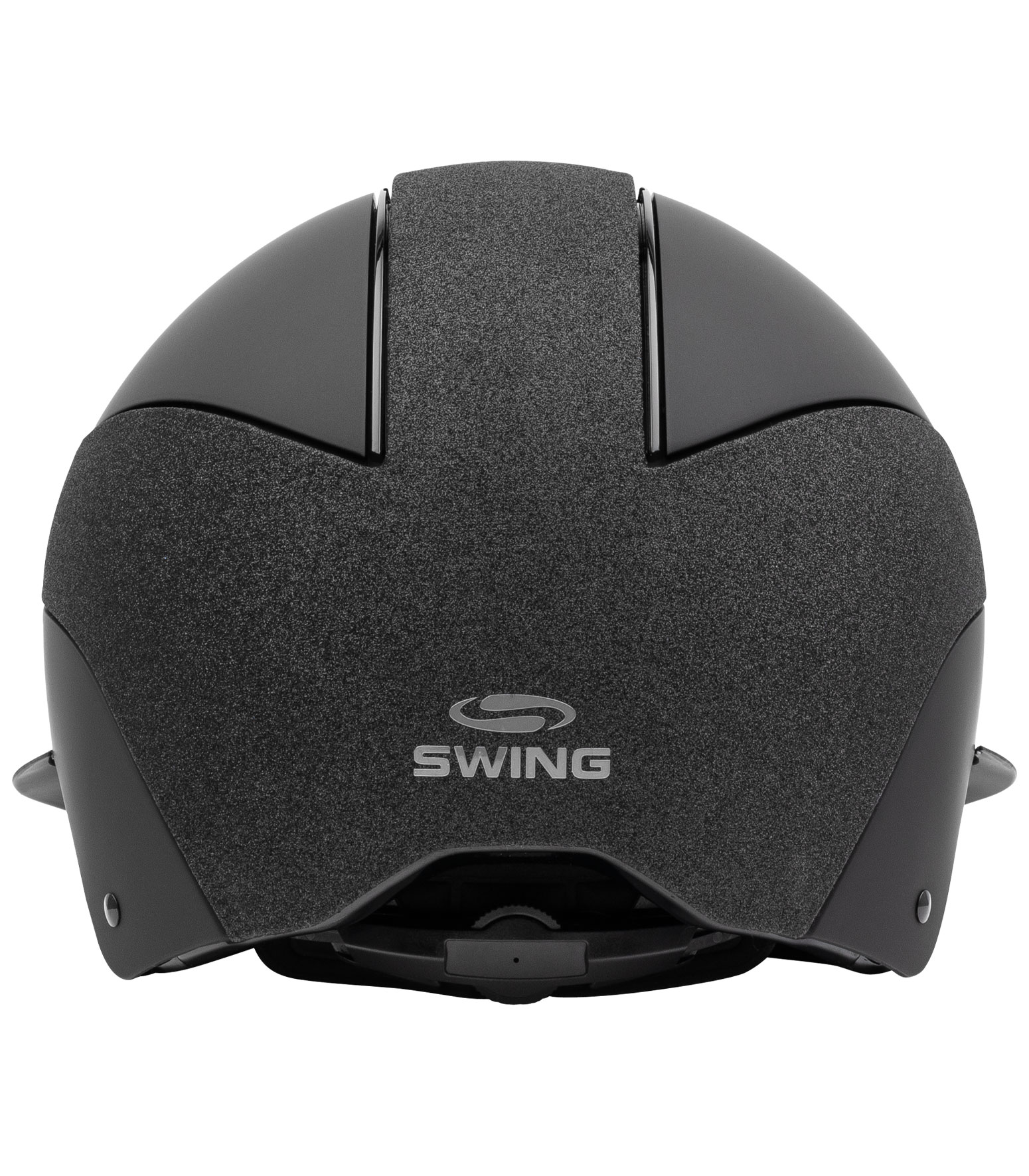 SWING H24 Lady shine riding helmet - Black shine, mat - 4