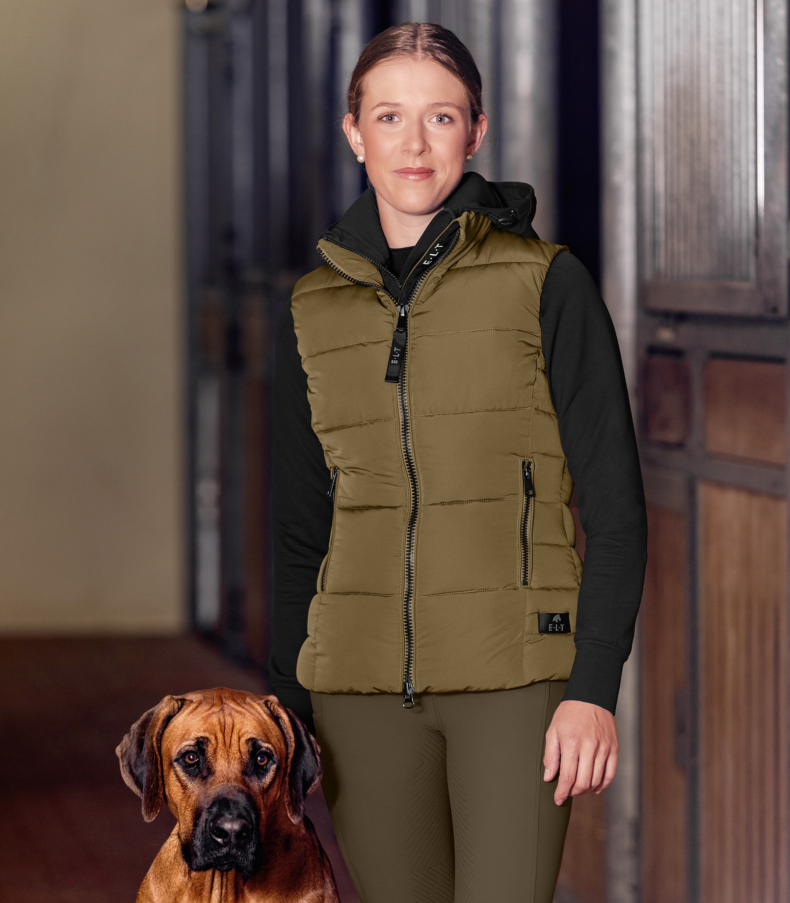 ELT Oxford Talvi Kevytuntuvaliivi - Khaki Green - 4