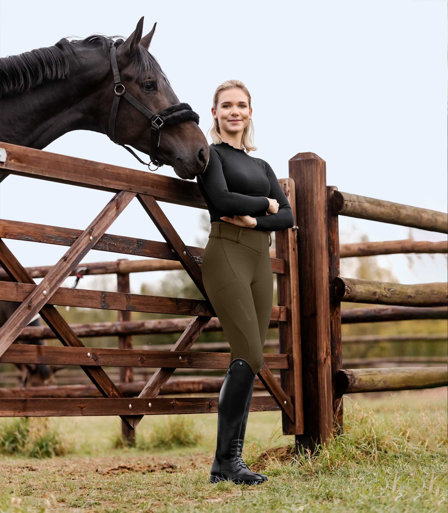 ELT Rena Thermal Ridtights - Grönbrun - 3