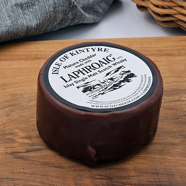 Cheddar Laphroig whisky, Isle of Kintyre, 200 g