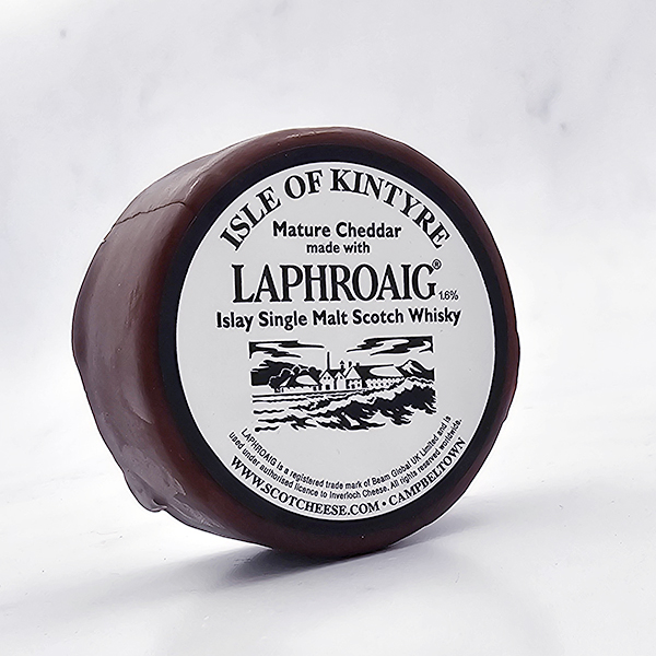 Cheddar Laphroig whisky, Isle of Kintyre, 200 g