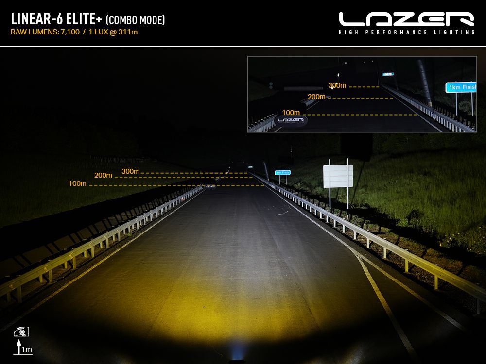 Lazer LED-ramp Linear 6 Elite + 9,1" - 7