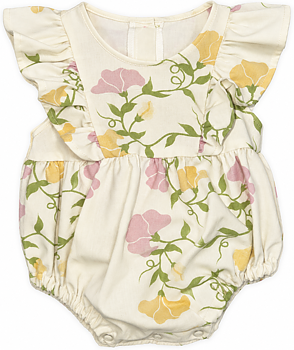 Romper Reuse i bomull – Sommarblom | 62/68