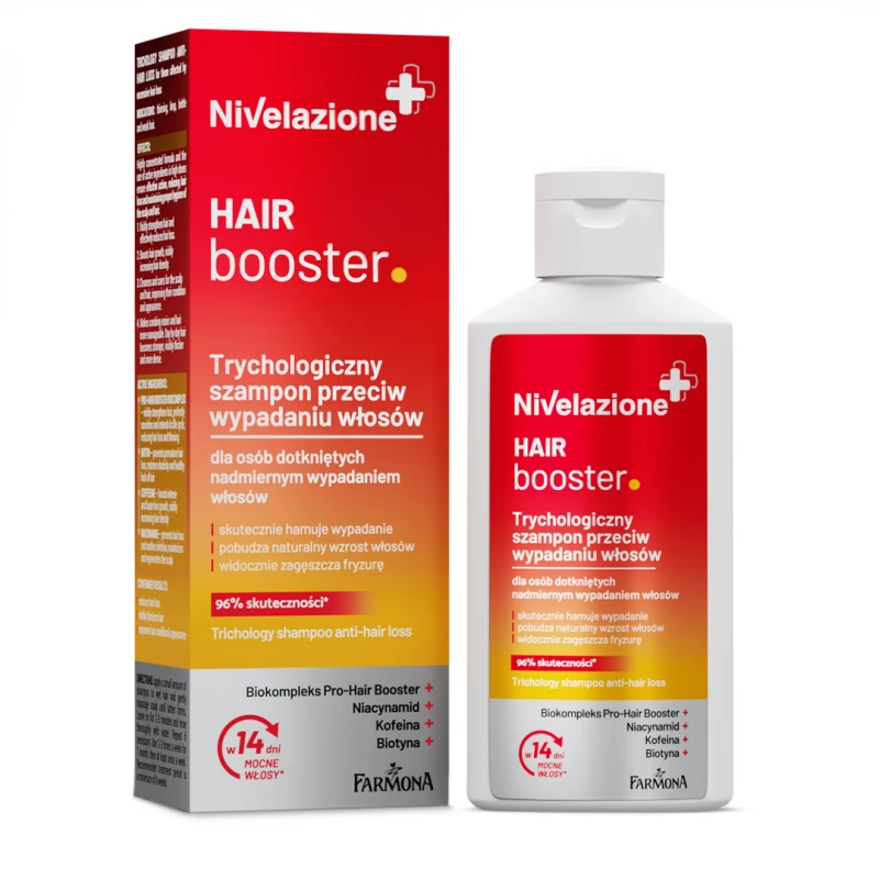 Shampoo hiustenlähtöä vastaan, joka vahvistaa hiuksia ja edistää hiusten kasvua