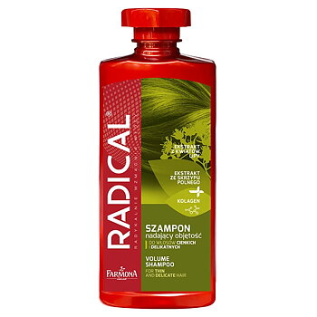Shampoo ohuille hiuksille kollageenilla & silkkiproteiineilla, antaa tuuheutta | 400 ml