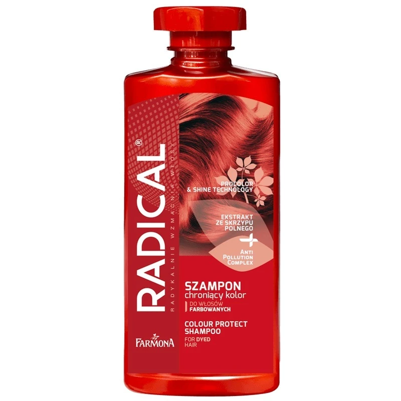 Shampoo voor gekleurd haar die de kleur beschermt en behoudt
