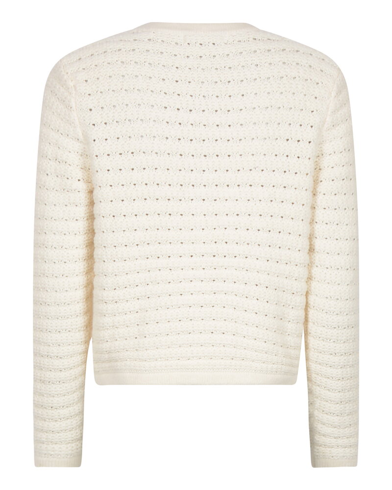 Kofta Danelle fickor vaniljbeige