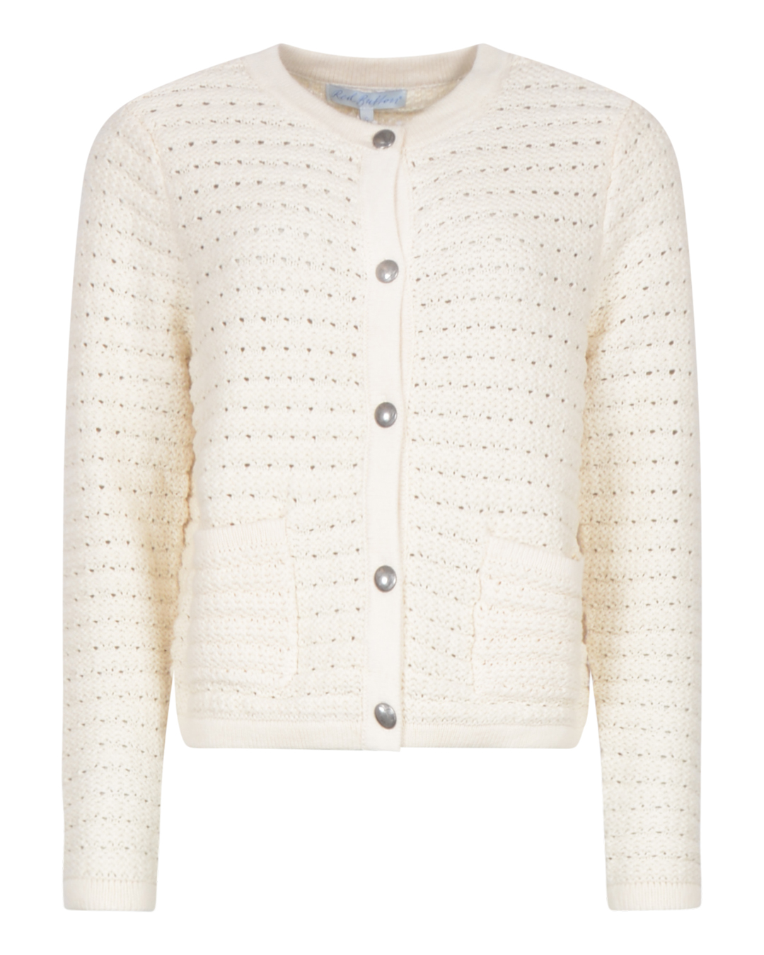 Kofta Danelle fickor vaniljbeige