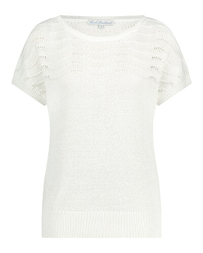 Jumper Jerry dekorativ stickning offwhite