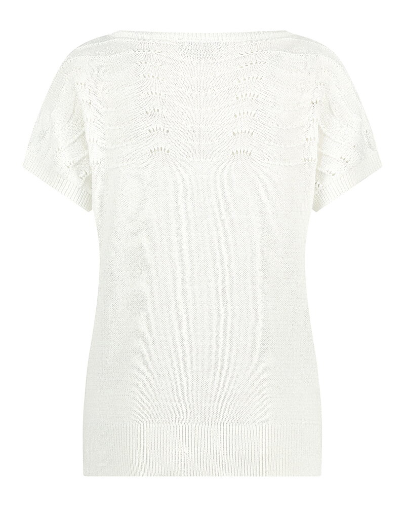 Jumper Jerry dekorativ stickning offwhite