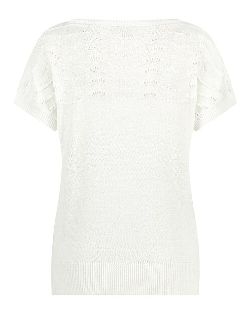 Jumper Jerry dekorativ stickning offwhite - 2