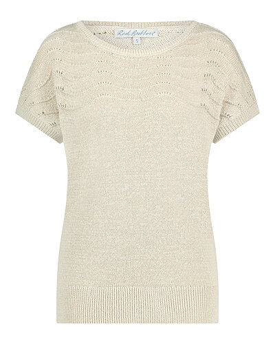 Jumper Jerry dekorativ stickning ljusbeige