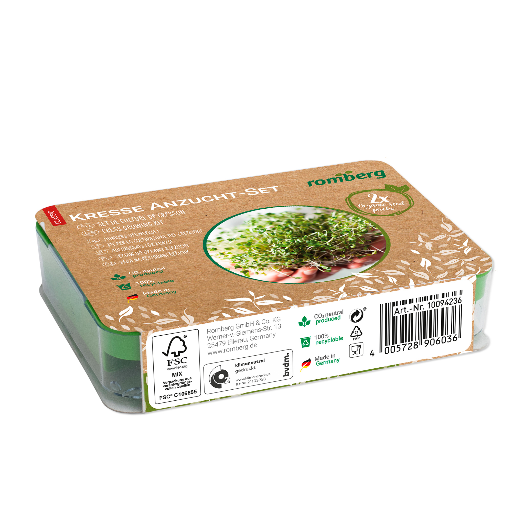 Odlingspaket Smörgåskrasse - Microgreen