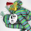 Kalikå Maskskallra, Randig turkos/multi