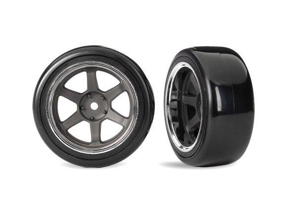 Traxxas Däck & Fälg 1.9tum Drift Bak Inomhus (2)