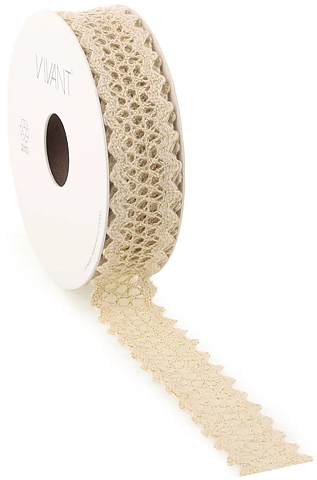 Lace med Guld Green 1 meter