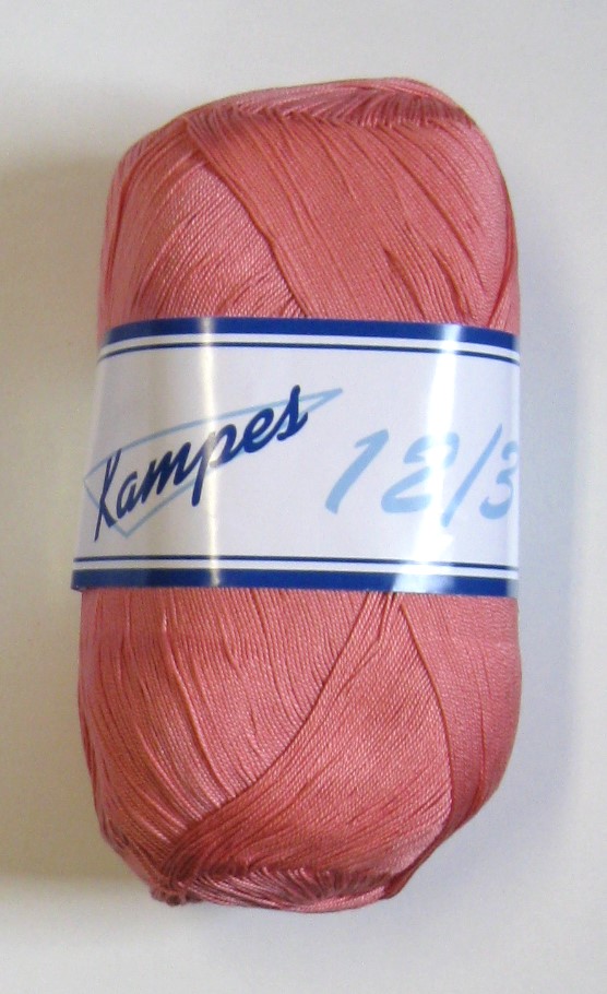 Kampes 12/3, 100 % bomull. Laxrosa
