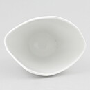Hans Stangl (1950s) White Modern Vase with Red Decor 16 cm