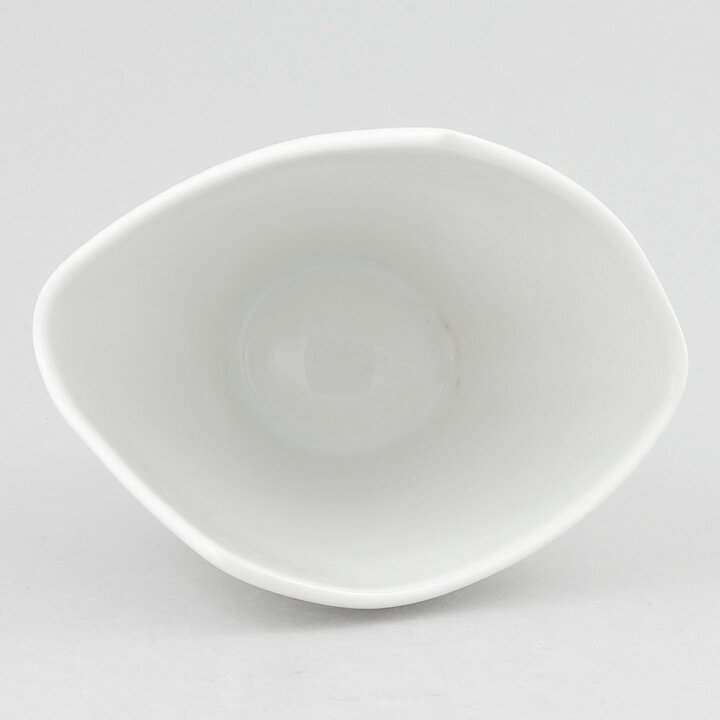 Hans Stangl (1950s) White Modern Vase with Red Decor 16 cm