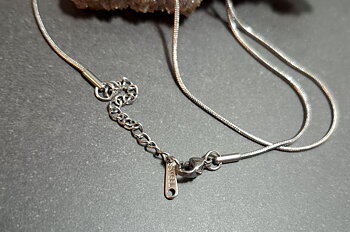 Halskedjor i Rostfritt stål - Orm länk - 1,2mm