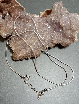 Halskedjor i Rostfritt stål - Orm länk - 1,2mm