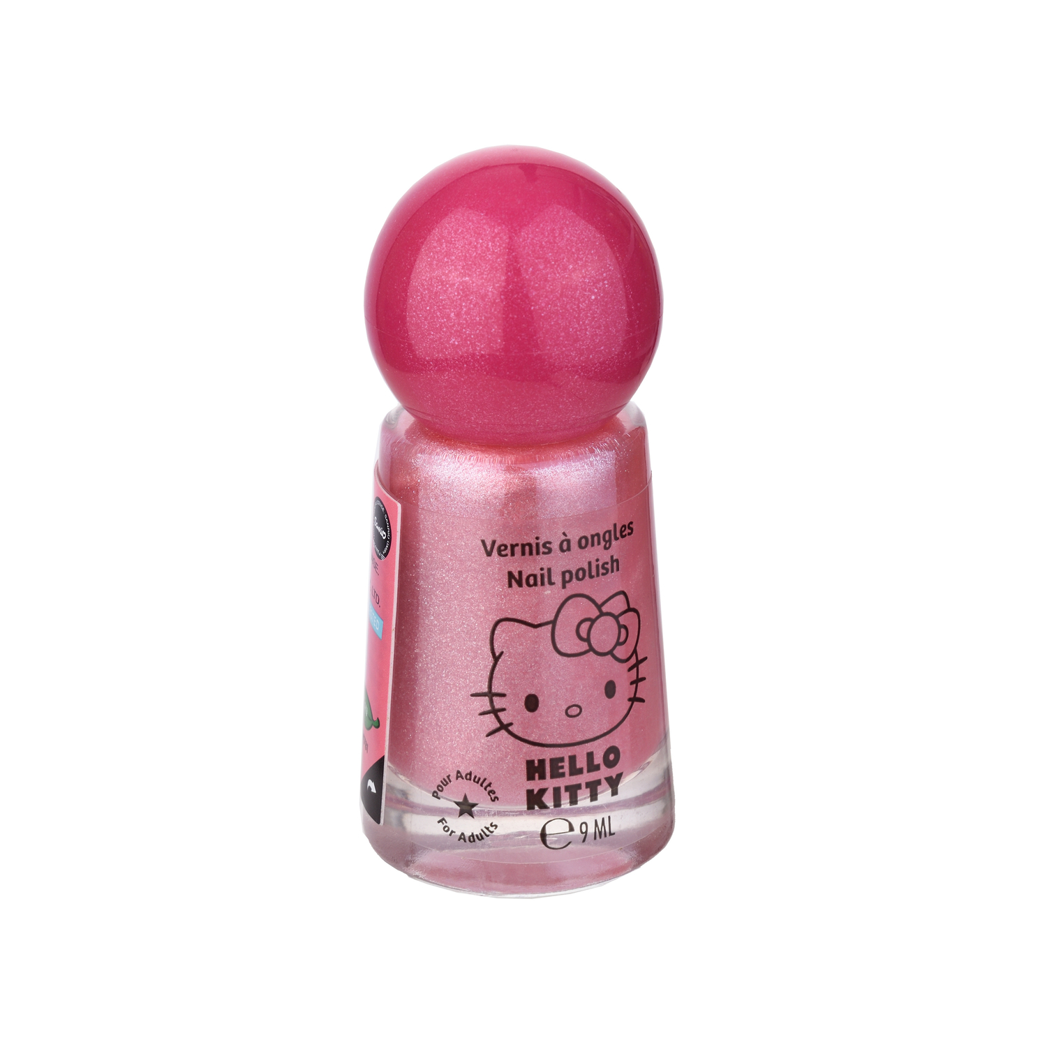 Hello Kitty Nagellack 9 ml för Vuxna - Skimrande Rosa - 4