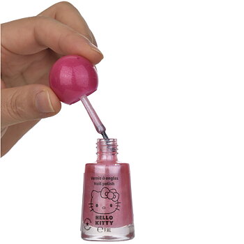 Hello Kitty Nagellack 9 ml för Vuxna - Skimrande Rosa