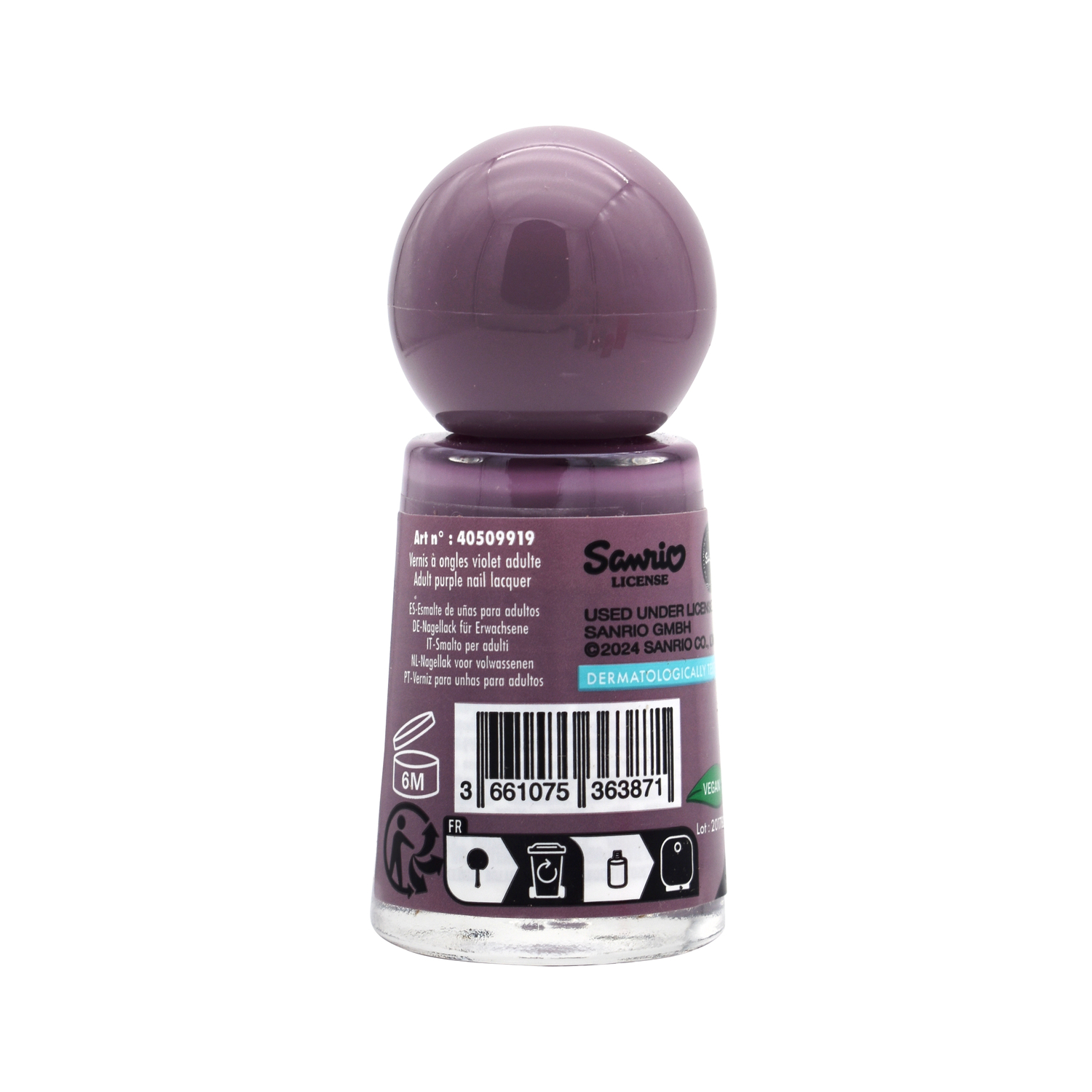 Kuromi Nagellack 9 ml för Vuxna - Lila - 5