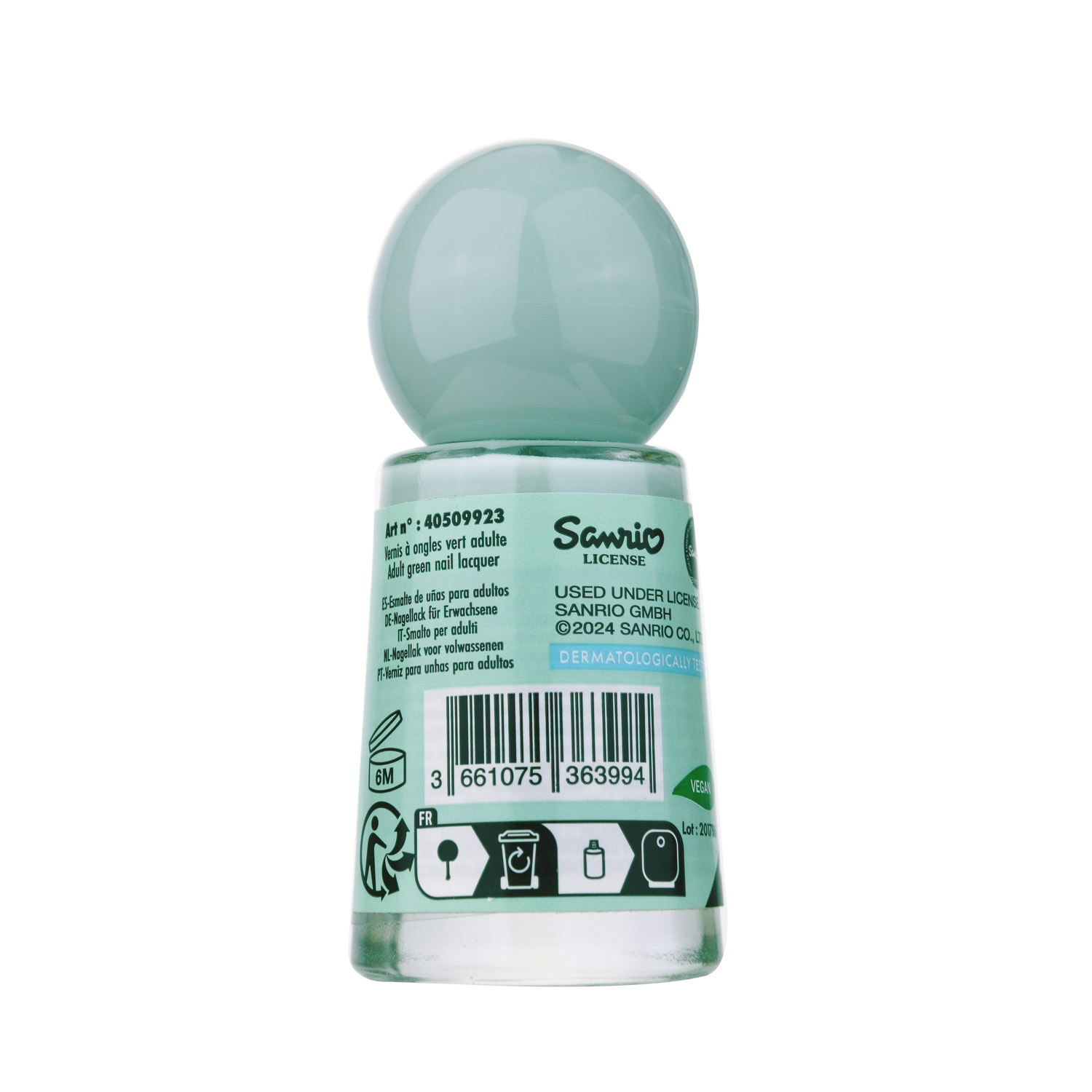 Cinnamoroll Nagellack 9 ml för Vuxna - Mint - 4