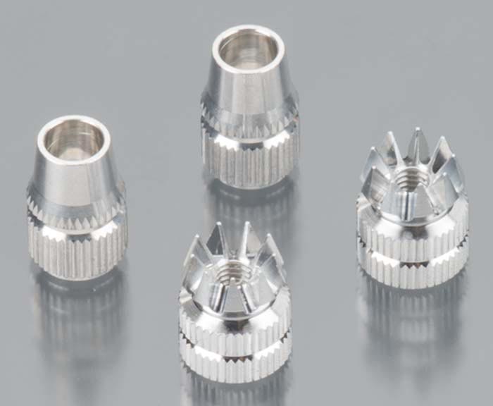 Hitec 55838 Silver Transmitter Stick Ends