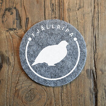 Glasunderlägg - Fjällripa / Skærrn