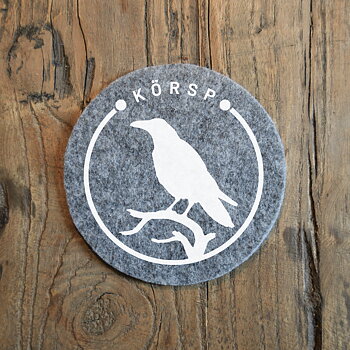 Glasunderlägg - Korp / Körsp