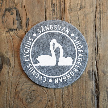 Glasunderlägg - Sångsvan (cygnus cygnus)