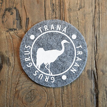 Glasunderlägg - Trana (grus grus)