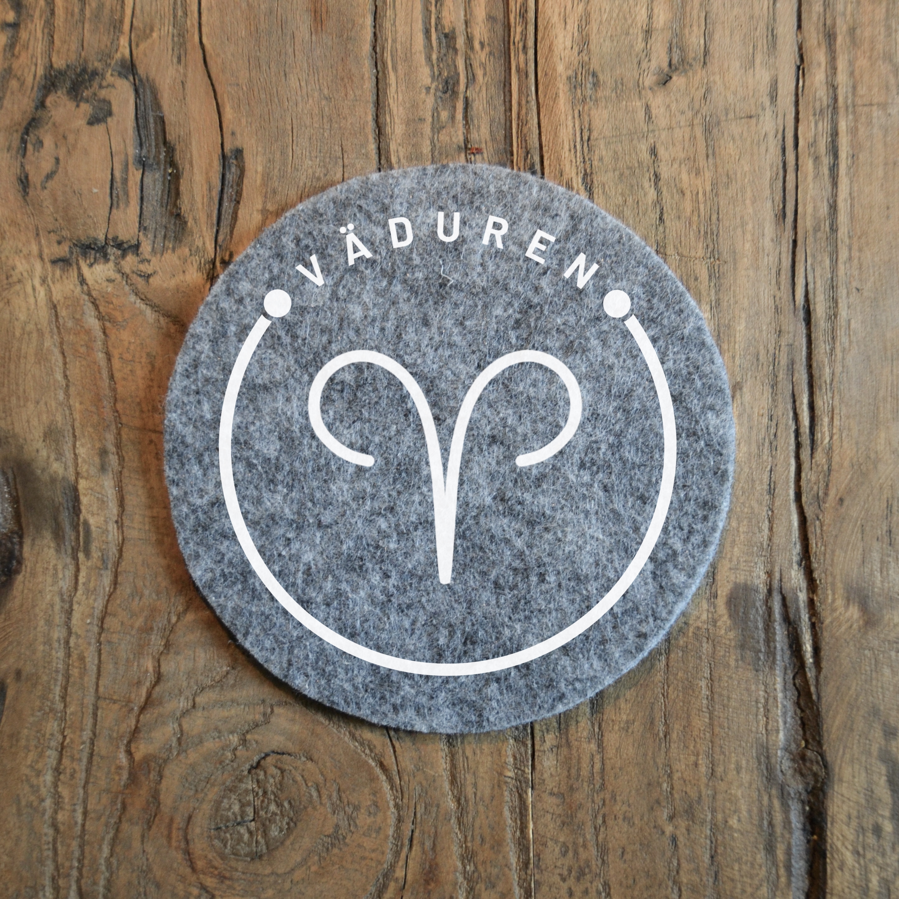 Glasunderlägg - Väduren Symbol