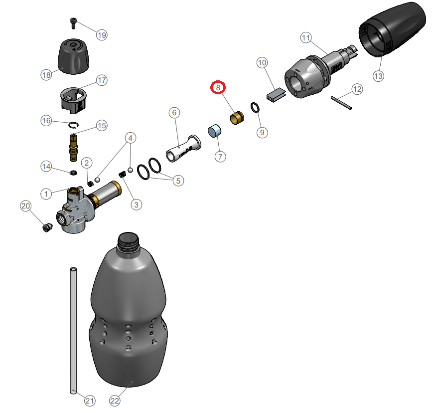 ADAPTER INSATS TILL PF22 SKUMLANS