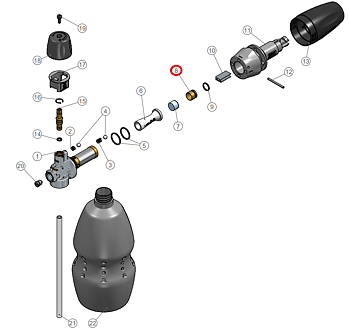 ADAPTER INSATS TILL PF22 SKUMLANS