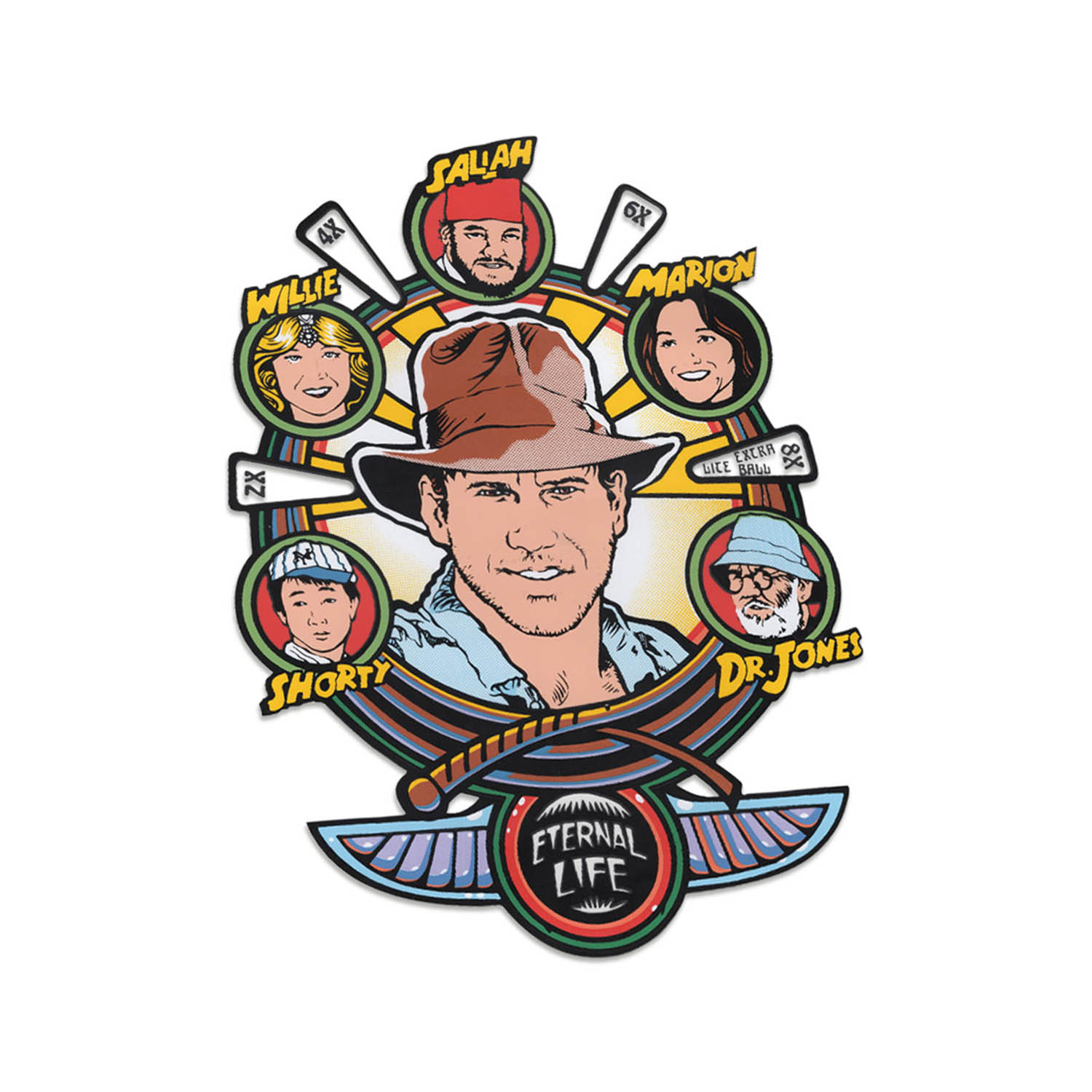 Indiana Jones Overlay decal “Indy”